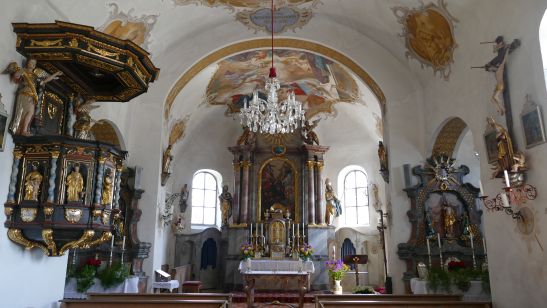 Maria Hilf Holzburg innen