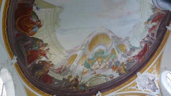 Wallfahrtskirche Maria Kappel Schmiechen Deckenfresko