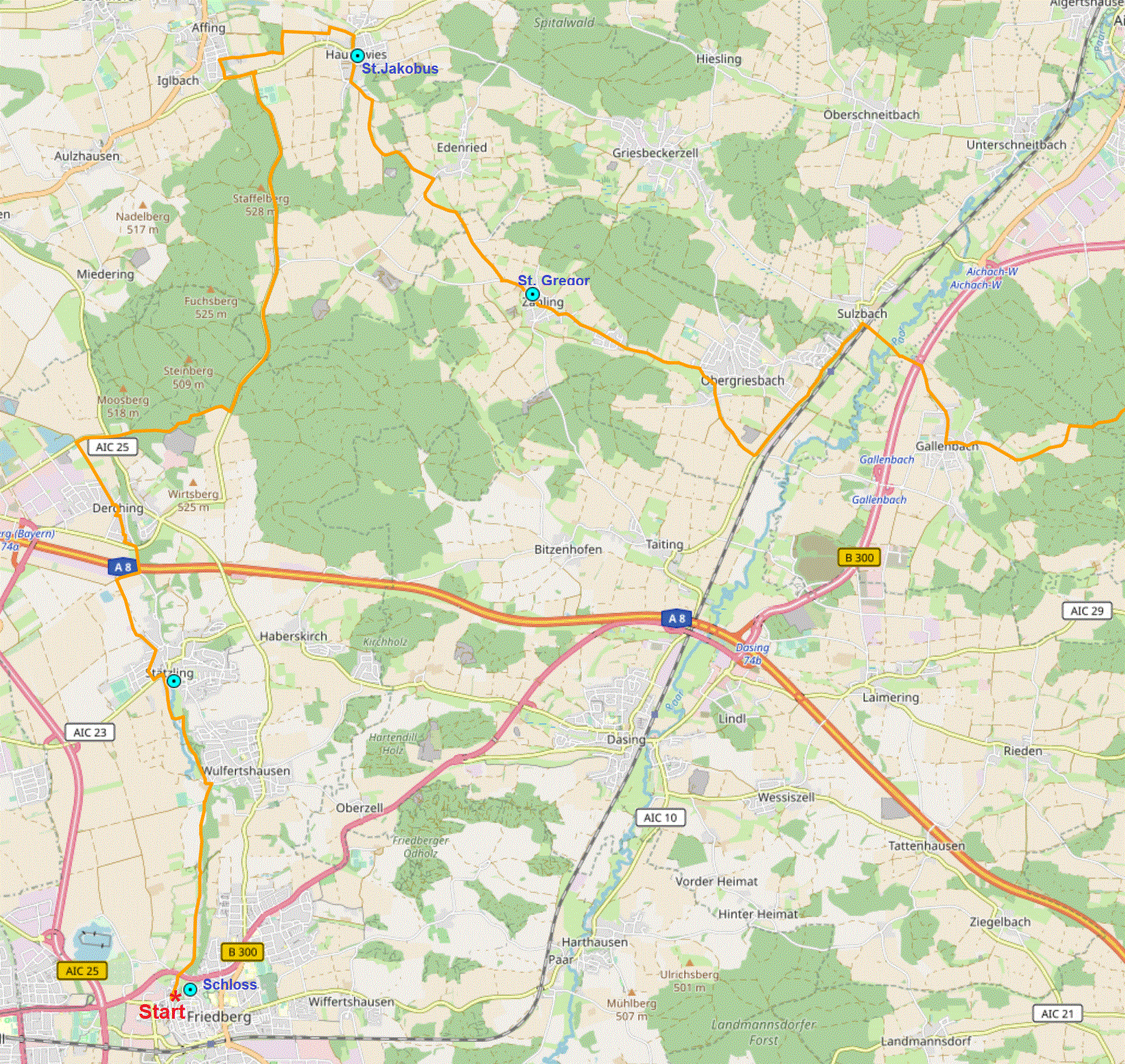 Altbayerische Herzogstädte