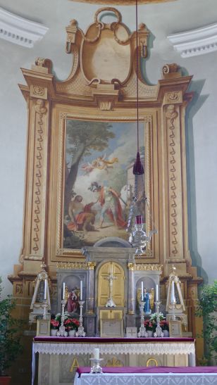 Johann Joseph Anton Huber - Mantelspende des hl. Martin