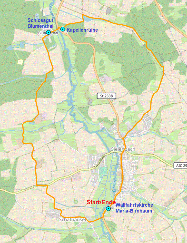 Von Mering zu den Schlobergen