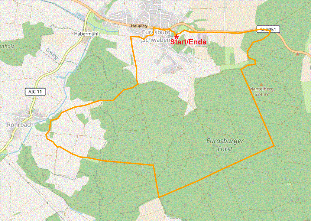 Von Mering zu den Schlobergen