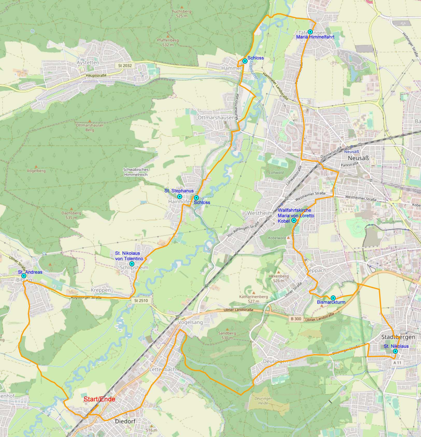Durch das südliche Schmuttertal