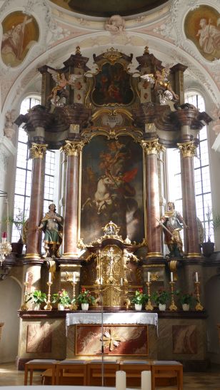 Johann Georg Wolcker - Drachenkampf des hl. Georg