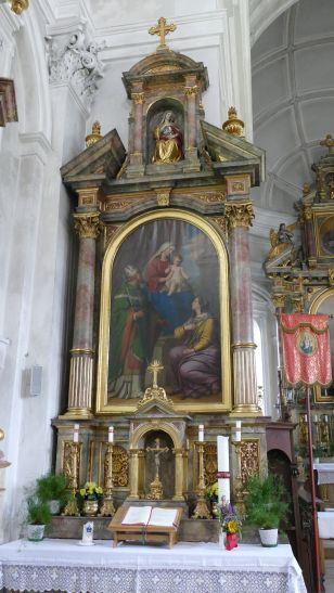 Liberat Hundertpfund - Muttergottes mit den hll. Ulrich und Afra