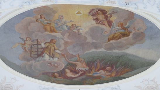 Johann Georg Lederer - Glorie des hl. Laurentius