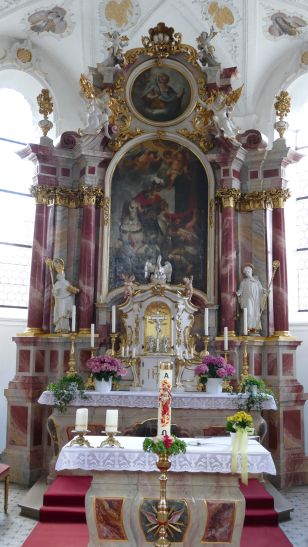 Johann Josef Anton Huber - Mantelspende des hl. Martin