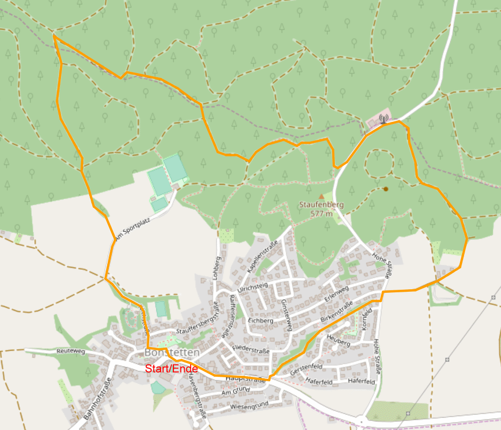 Von Mering zu den Schlobergen