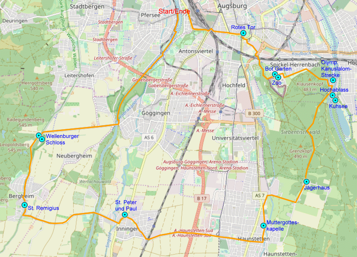 Der Süden Augsburgs