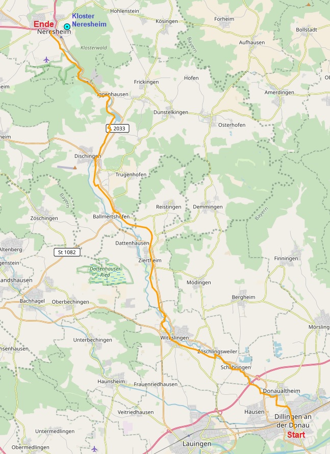 Von Mering zu den Schlobergen