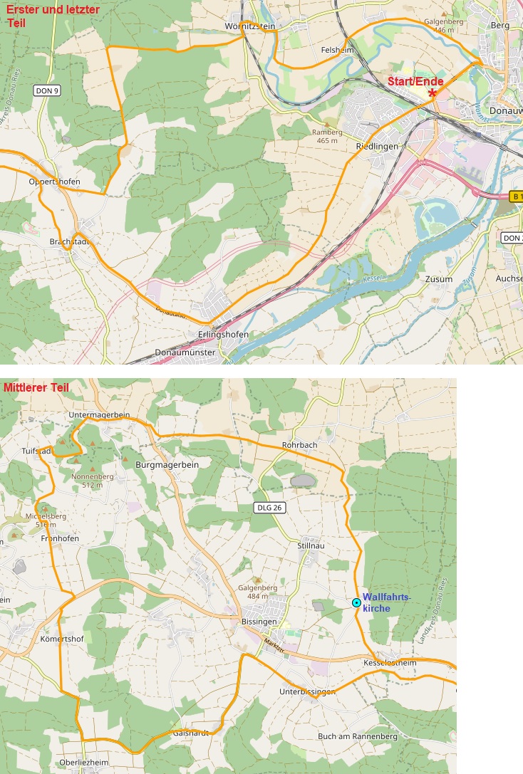 Von Mering zu den Schlobergen