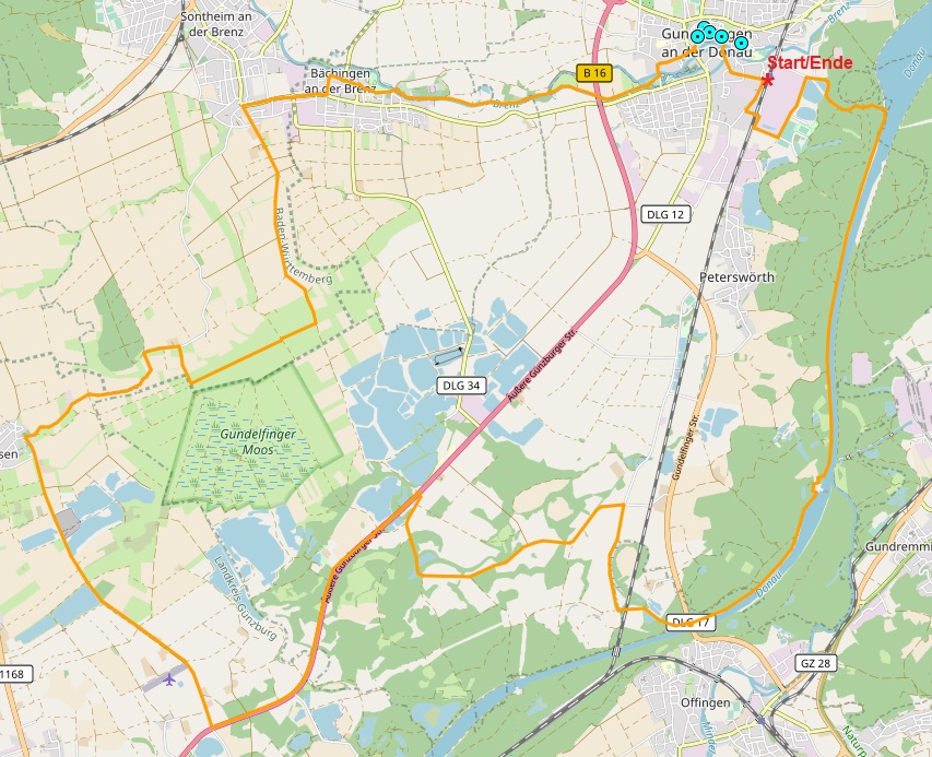 Von Mering zu den Schlobergen