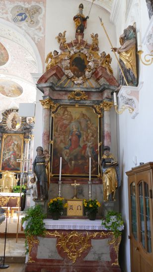 Anton Wenzeslaus Haffe - Maria als Rosenkranzkönigin