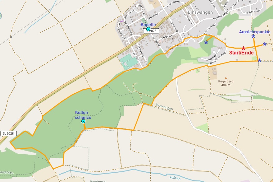 Von Mering zu den Schlobergen