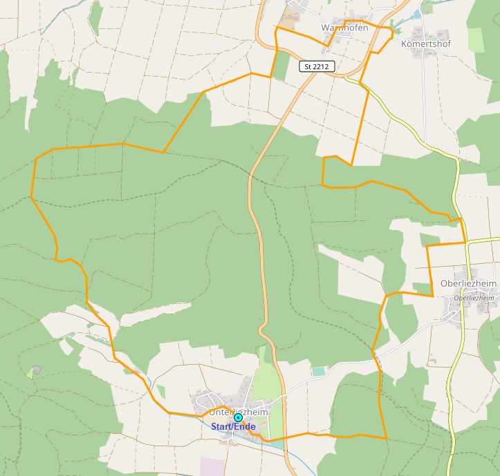 Von Mering zu den Schlobergen