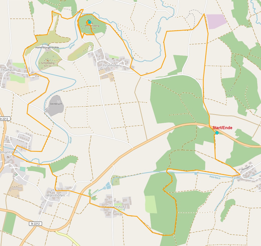 Von Mering zu den Schlobergen