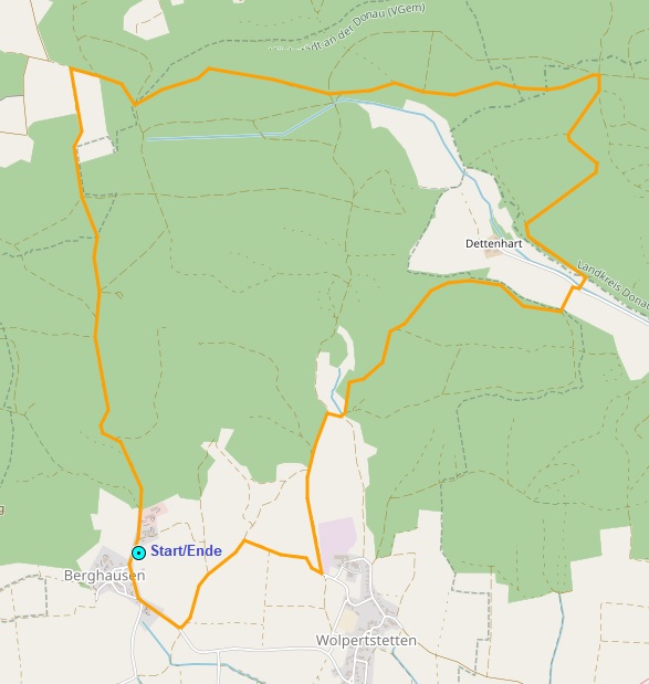 Von Mering zu den Schlobergen