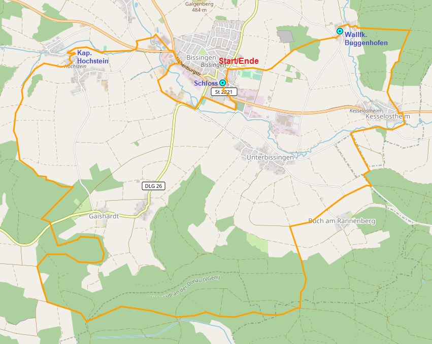 Von Mering zu den Schlobergen