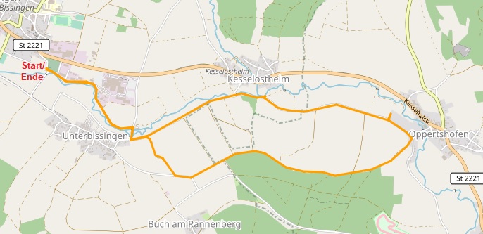 Von Mering zu den Schlobergen