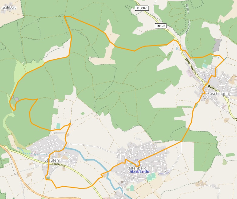 Von Mering zu den Schlobergen