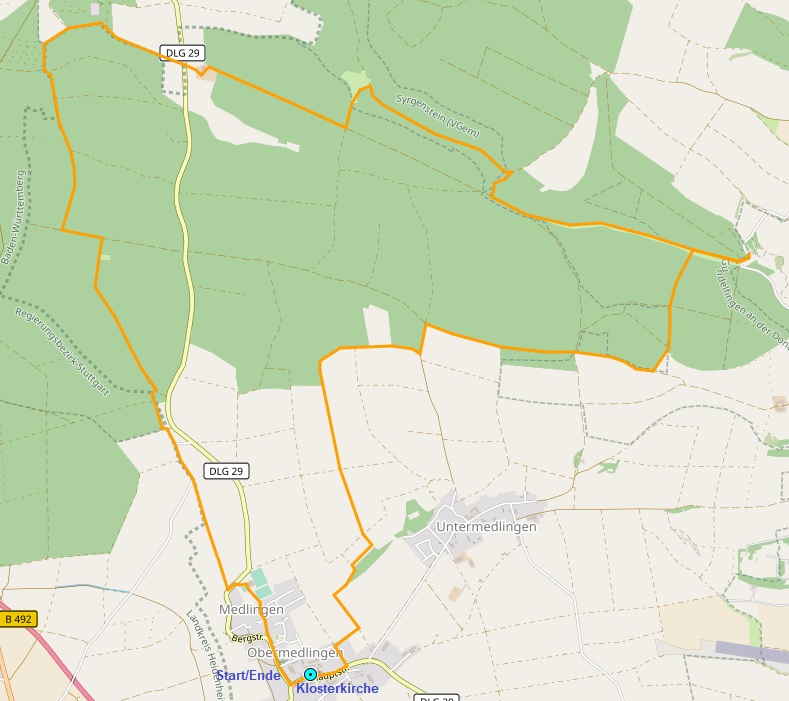 Von Mering zu den Schlobergen