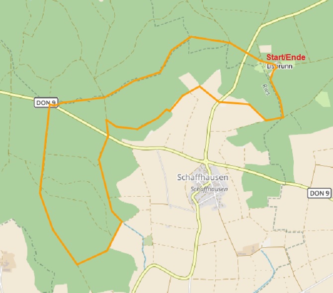 Von Mering zu den Schlobergen