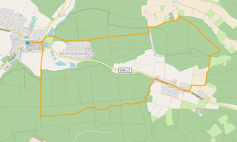 Von Mering zu den Schlobergen