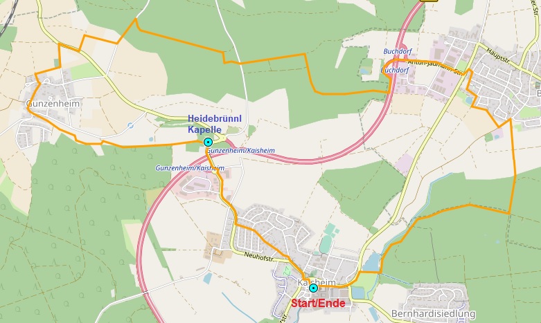 Von Mering zu den Schlobergen