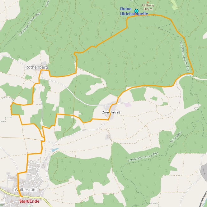 Natur und Geschichte am Uhlberg