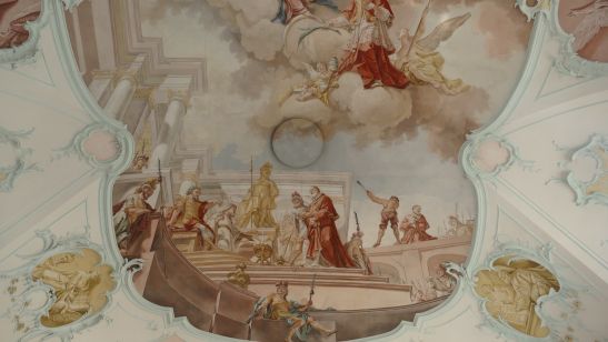 Matthäus Günther - Verurteilung, Hinrichtung und Apotheose des hl. Sixtus<