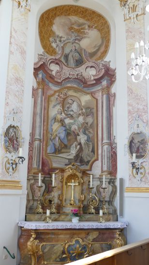 Franz Martin Kuen - König Salomo und hl. Magdalena dei Pazzi