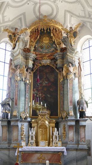 Johann Anwander - Glorie des hl. Ulrich