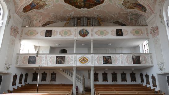 Johann Baptist Baader - Bilder an den Emporebrüstungen