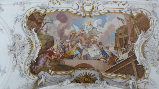 Johann Georg Bergmüller - Darstellung der ersten Klostergründung