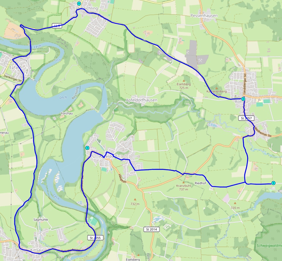 AEntlang der Lechschleifen