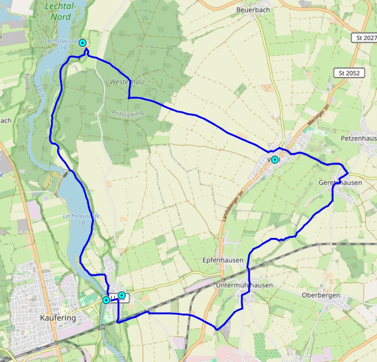 Kaufering-Weil und zurück