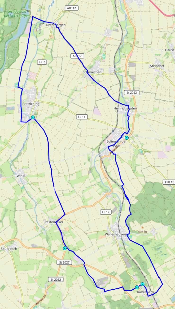 Vom Schloss ins Paartal