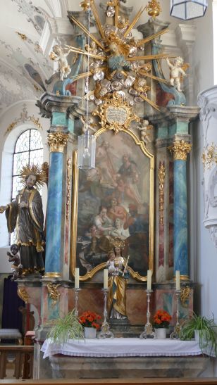 Johann Baptist Baader - Fürbitte des hl. Rochus