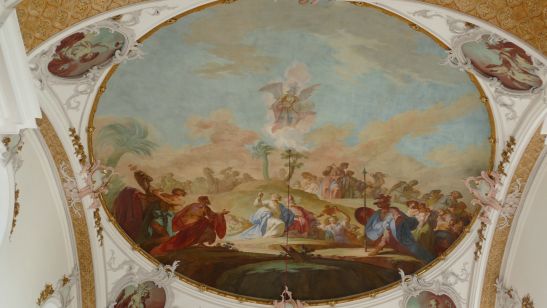 Johann Josef Anton Huber - Zug des Volkes Israel durch die Wüste