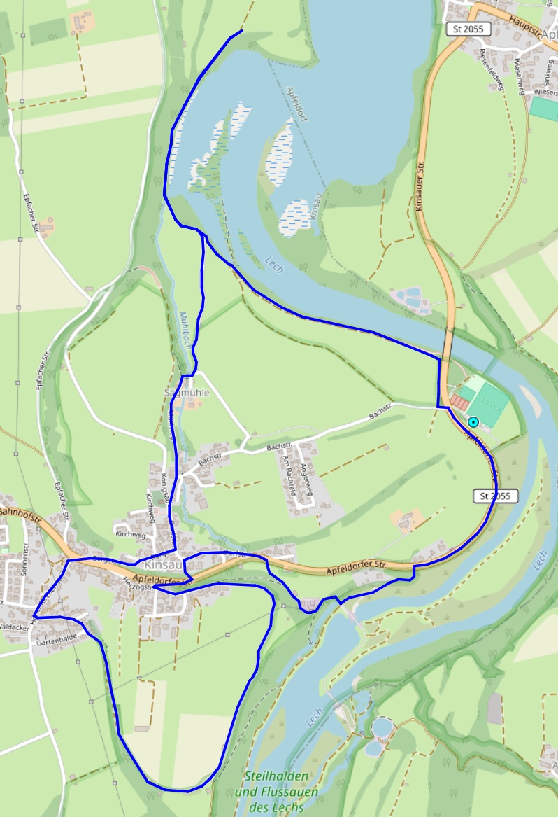 Kinsauer Lechschleifenrunde
