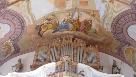 Franz Georg Hermann - hl. Cäcilie, König David und der Prophet Jeremias