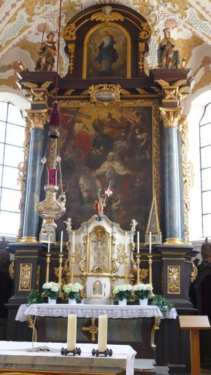 Johann Georg Melchior Schmidtner - hl. Martin vor der Hll. Dreifaltigkeit