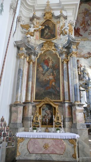 Johann Georg Wolcker - Muttergottes als Rosenkranzkönigin