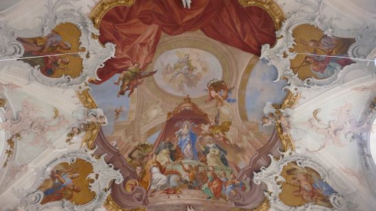 Johann Georg Wolcker - Maria als Mater dolorosa und Regina rosarii