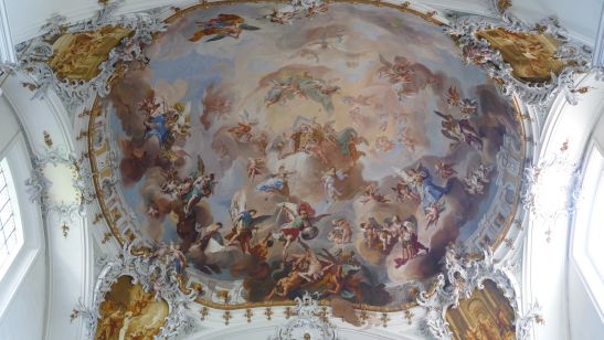 Johann Jakob Zeiller - Dreifaltigkeit über den neun Engelschören