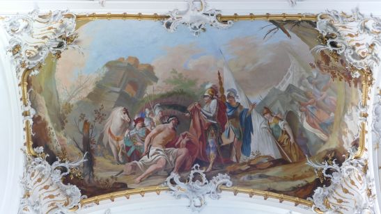 Johann Jakob Zeiller - Mantelteilung des hl. Martin