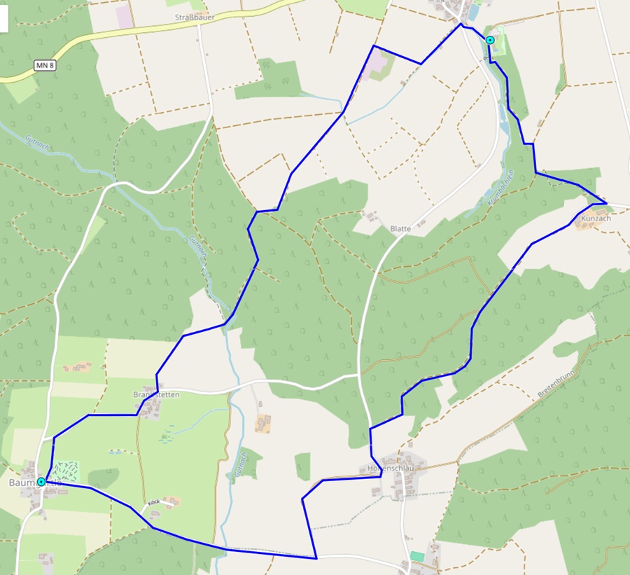 Baumgärtle-Bedernau-Runde