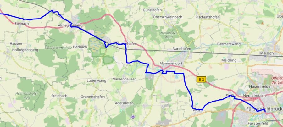 München-Augsburg-Radweg