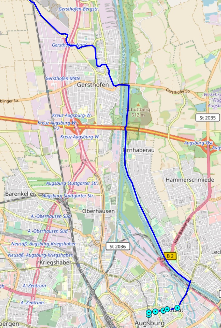 W Via Claudia Augsburg Koenigsbrunn 2